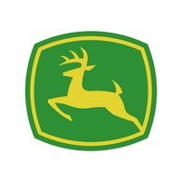 ADESIVOS BLINDAGEM LATERAL COMPATÍVEL PLATAFORMA JOHN DEERE SÉRIE 600 VERDE E AMARELO JD5713 - imagem 1