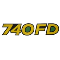 2X DECALQUE PLATAFORMA JOHN DEERE DRAPER 740 FD HXE118843 - imagem 1