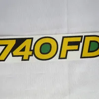 2X DECALQUE PLATAFORMA JOHN DEERE DRAPER 740 FD HXE118843 - imagem 3