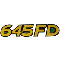 2X DECALQUE PLATAFORMA JOHN DEERE DRAPER 645 FD HXE44695 - imagem 1