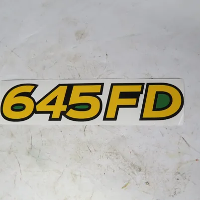 2X DECALQUE PLATAFORMA JOHN DEERE DRAPER 645 FD HXE44695