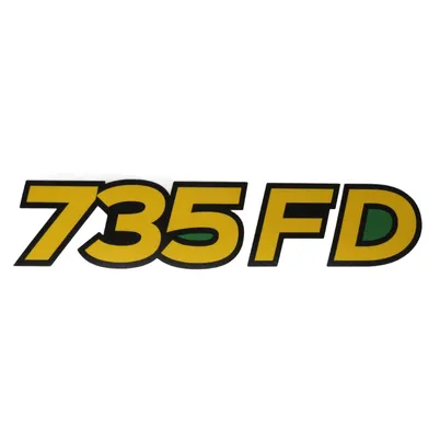 2X DECALQUE PLATAFORMA JOHN DEERE DRAPER 735 FD HXE118842