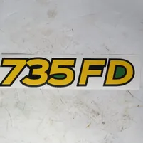 2X DECALQUE PLATAFORMA JOHN DEERE DRAPER 735 FD HXE118842 - imagem 3