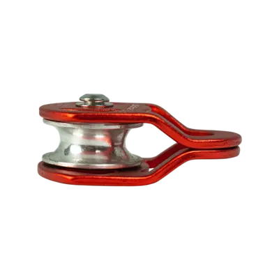 POLIA SIMPLES COMPACT EM ALUMÍNIO COM PLACAS OSCILANTES - LARANJA - 28kN - FOR ROPE ®