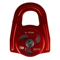 POLIA SIMPLES ALUMINIO 36KN - C/ PLACAS OSCILANTES E ROLAMENTO - FOR ROPE - imagem 3