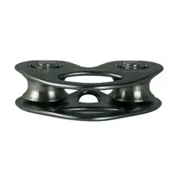 POLIA DUPLA EM LINHA ALUMÍNIO 25kN, CABOS E CORDAS 7 a 13mm - HEART EVO - TIROLESA - FOR ROPE - imagem 3