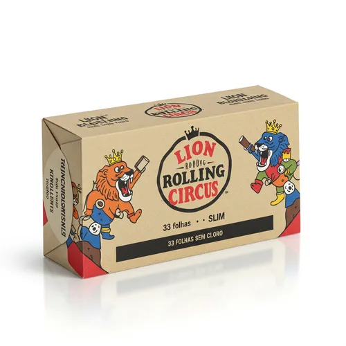 Seda Lion Rolling Circus King Size Slim – Livre de Cloro