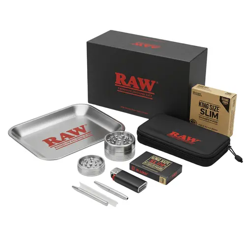 Kit Tabacaria Completo Raw – Edição Presente Luxo