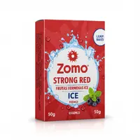 Essência para Narguilé Zomo Strong Red 50g – Frutas Vermelhas Ice - imagem 1