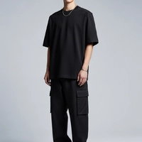 Camiseta Masculina Oversized Essential Black Premium - imagem 2