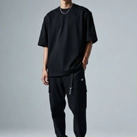Camiseta Masculina Oversized Essential Black Premium - imagem 4
