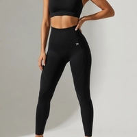 Conjunto Fitness Feminino Seamless Sculpt Black Power - imagem 4