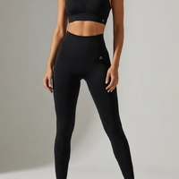 Conjunto Fitness Feminino Seamless Sculpt Black Power - imagem 3