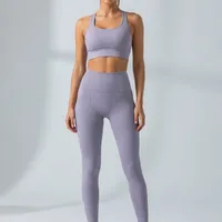 Conjunto Fitness Feminino Textured Sculpt Lavender Move - imagem 1
