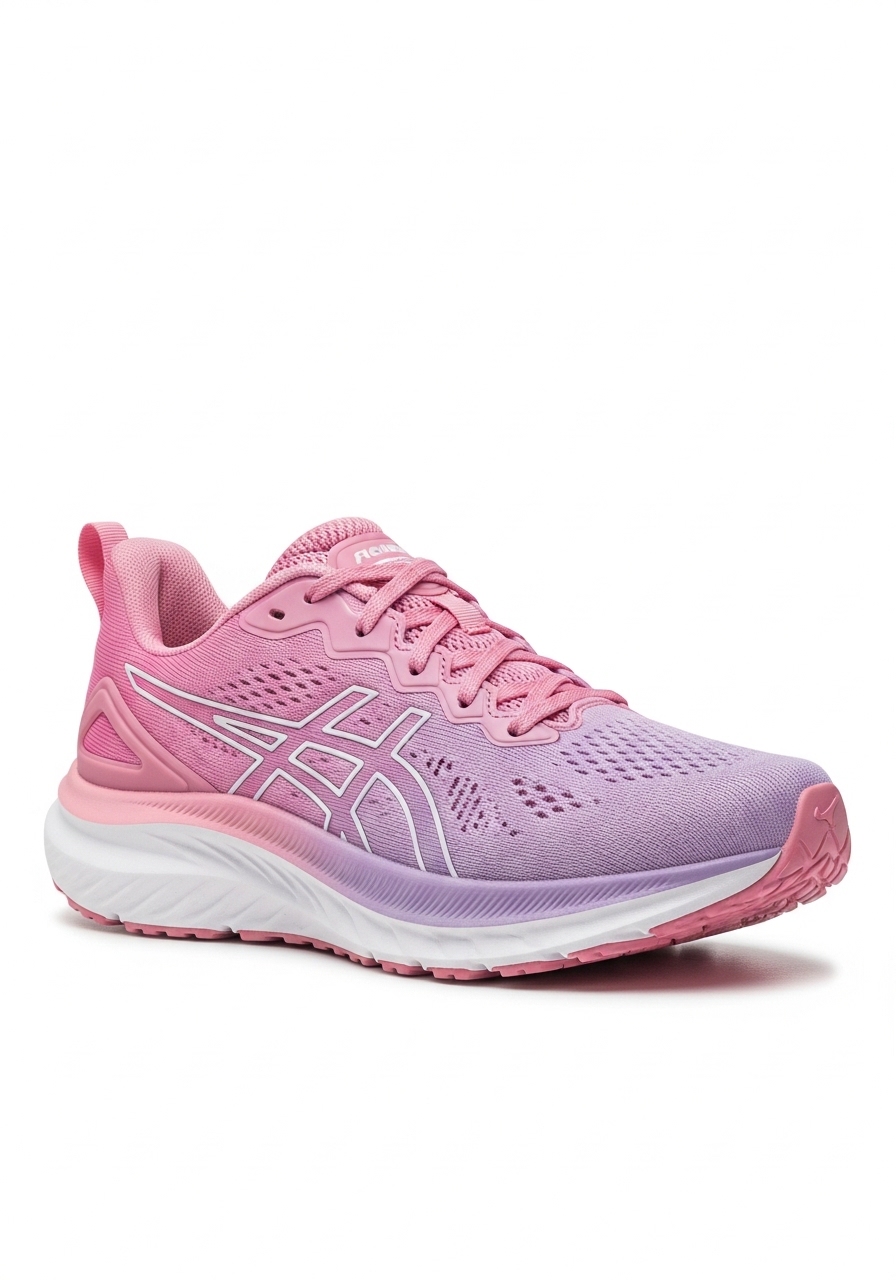 Tênis Feminino Running FlowMotion Pink Gradient