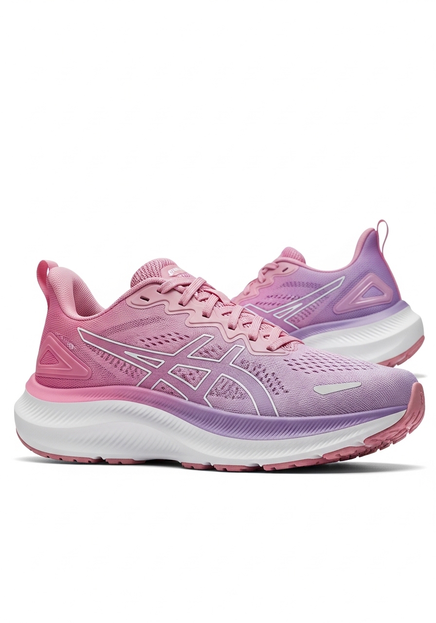 Tênis Feminino Running FlowMotion Pink Gradient