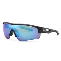 Óculos Esportivo Unissex Velocity Shield Blue - imagem 3