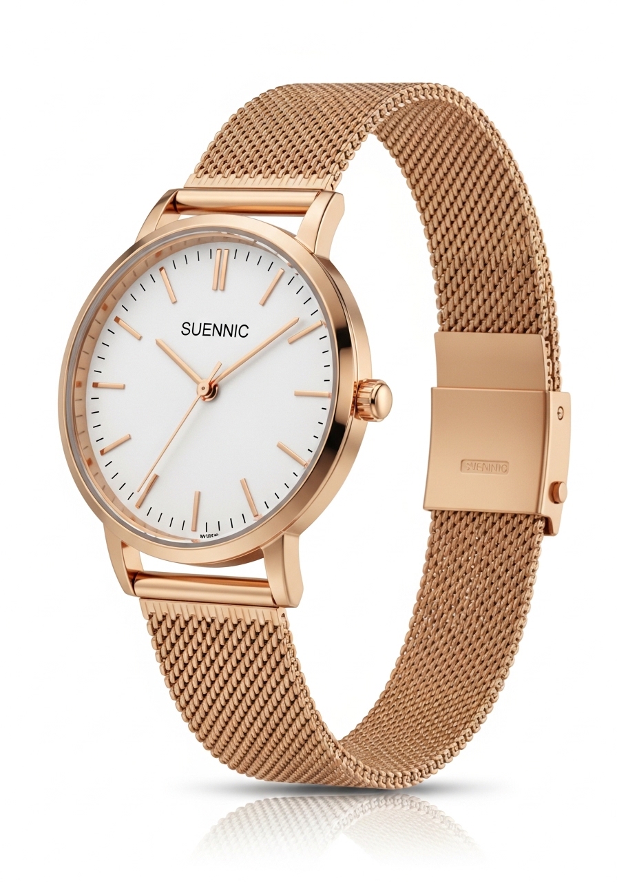 Relógio Feminino Rose Gold Elegance Slim