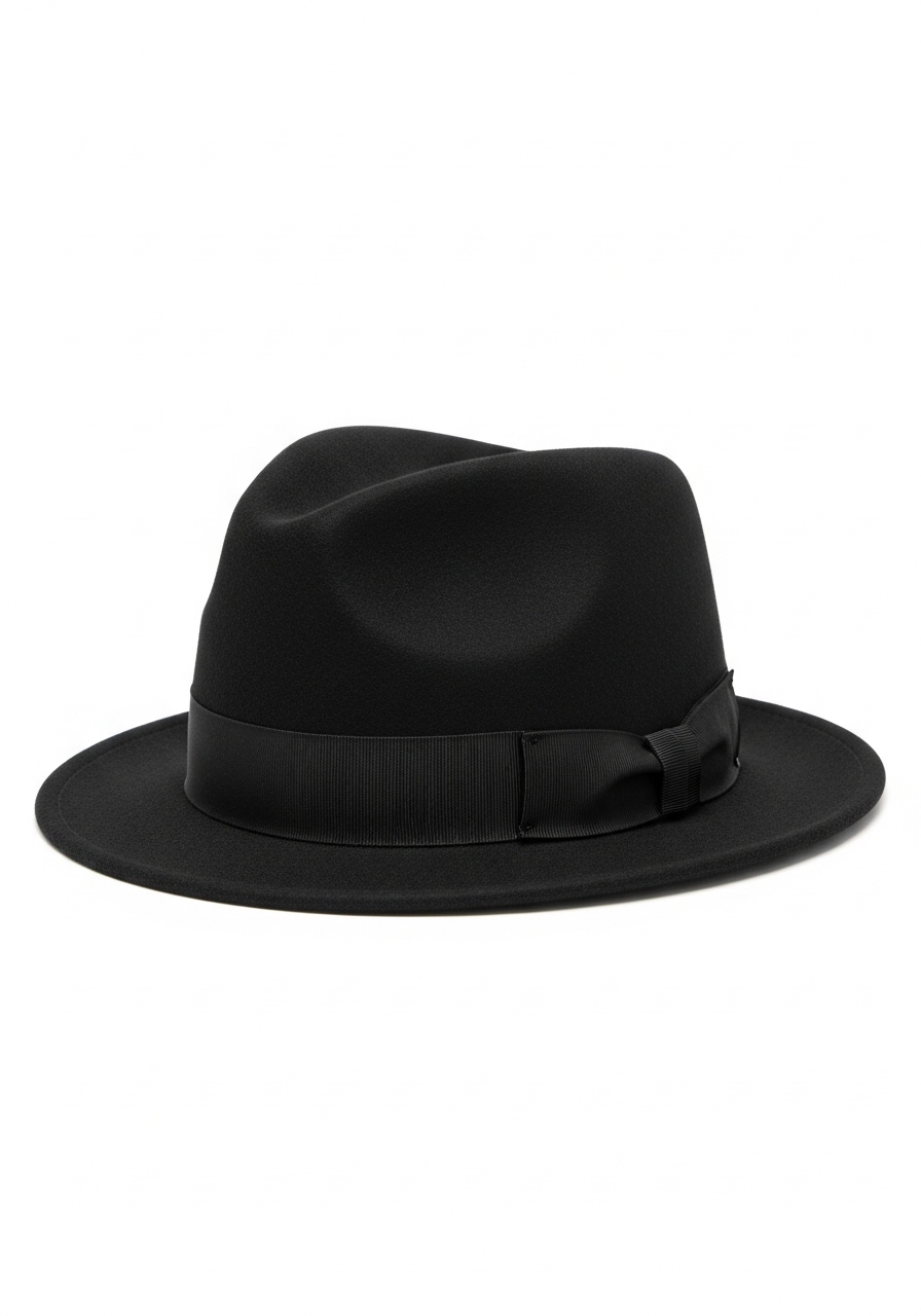 Chapéu Fedora Classic Noir Premium
