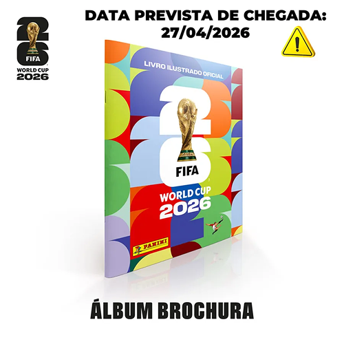 ALBUM PANINI COPA DO MUNDO 2026 BROCHURA