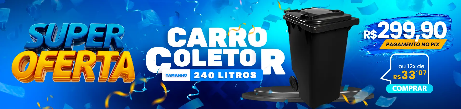 Banner Coletor 240 Litros