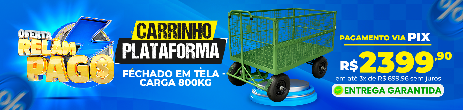 Banner Carrinho 800 kg 