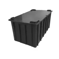 Caixa Organizadora 36 Litros com Tampa – PRETA - imagem 1