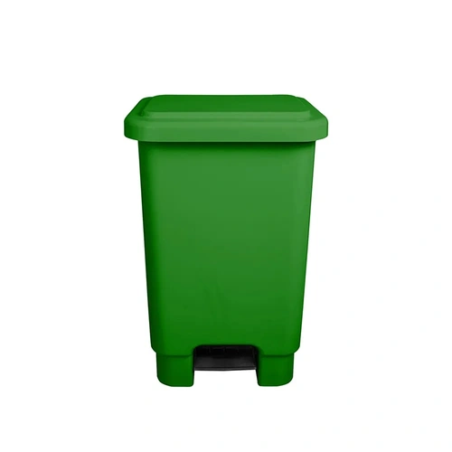 Lixeira Com Pedal  15 Litros Verde
