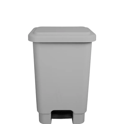 Lixeira Com Pedal  15 Litros Cinza