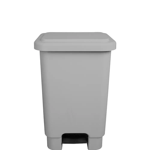 Lixeira Com Pedal  25 Litros Cinza
