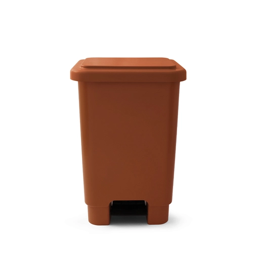 Lixeira Com Pedal 100 Litros Marrom