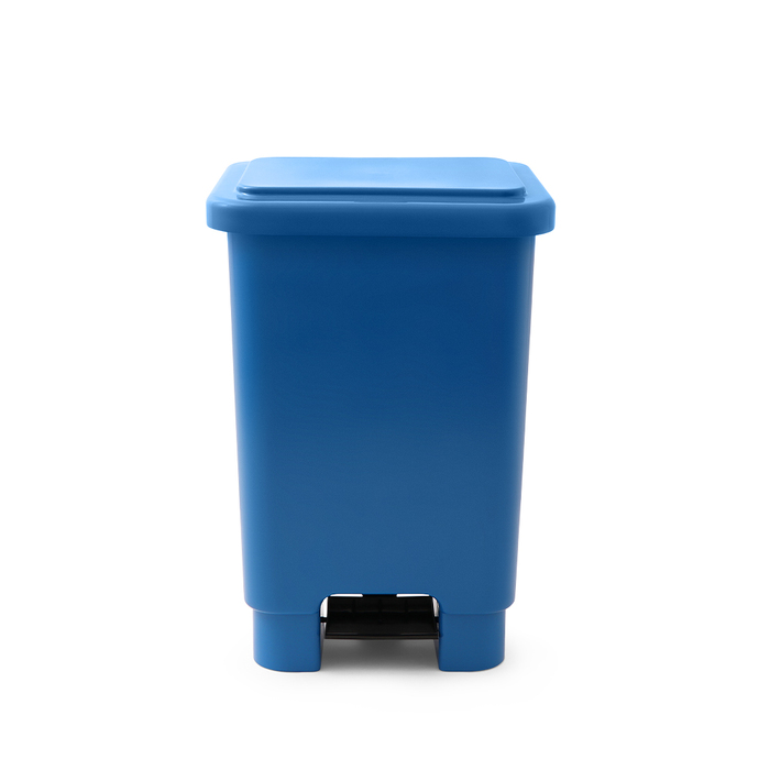 Lixeira Com Pedal  100 Litros  AZUL