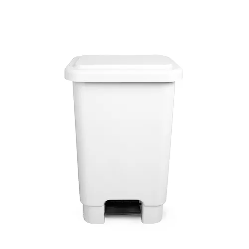 Lixeira com Pedal 100 Litros Branca