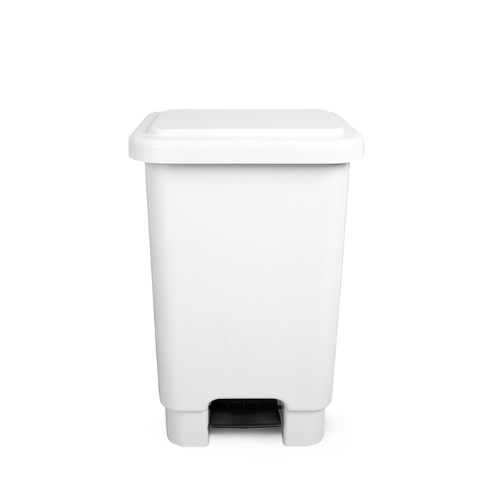 Lixeira Com Pedal  100 Litros  BRANCA