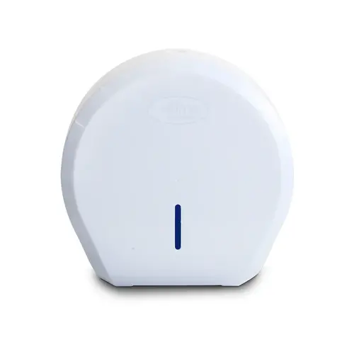 Dispenser para Papel Higiênico Rolão 300/500m Cinza/Branco - New Classic Nobre