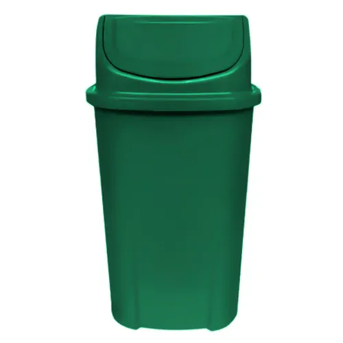Lixeira Plástica Basculante injetada 60 Litros - VERDE