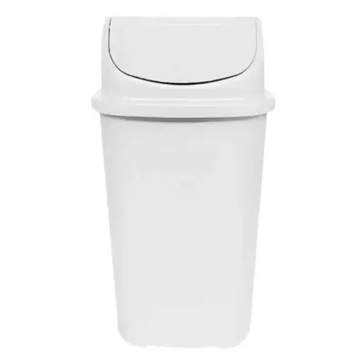 Lixeira Plástica Basculante injetada 60 Litros - BRANCA