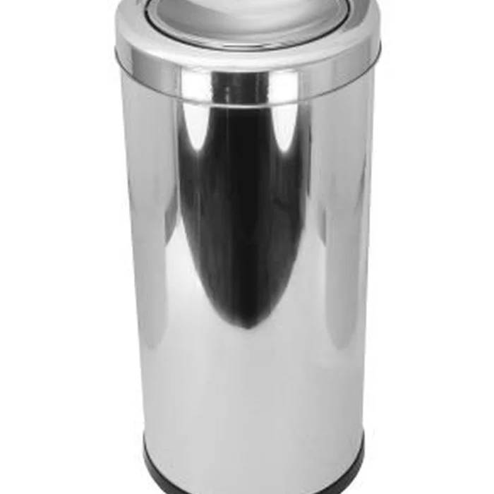 Lixeira Em Aço inox Com Tampa Meia Esfera 22L Binnox