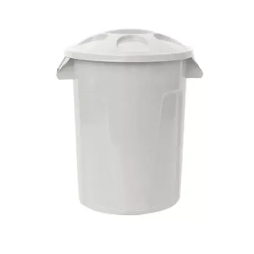 Cesto de Lixo 100 Litros Com Tampa Branco