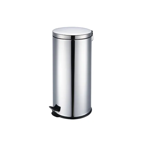 Lixeira em Aço Inox com Pedal - 30 Litros