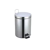 Lixeira em Aço Inox com Pedal - 8 Litros - imagem 1