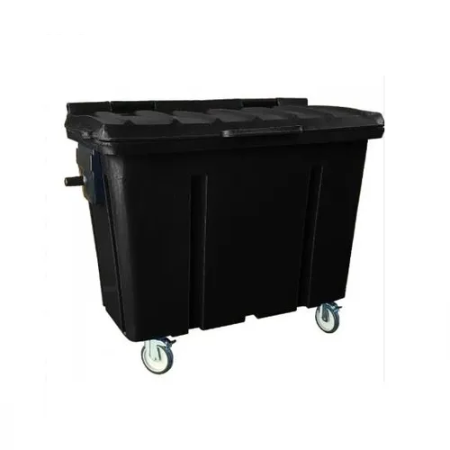 Contentor Plástico 500 Litros - PRETO