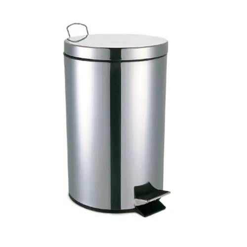 Lixeira em Aço Inox com Pedal - 20 Litros