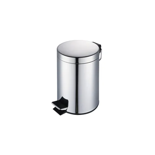 Lixeira em Aço Inox com Pedal - 12 Litros