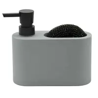 Dispenser p/ detergente e esponja cinza Acqua – Mood - imagem 1