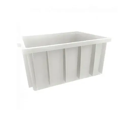Caixa Organizadora 61 litros - Sem Tampa - BRANCA