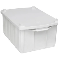 Caixa Organizadora 26 Litros - Com Tampa - BRANCA - imagem 1