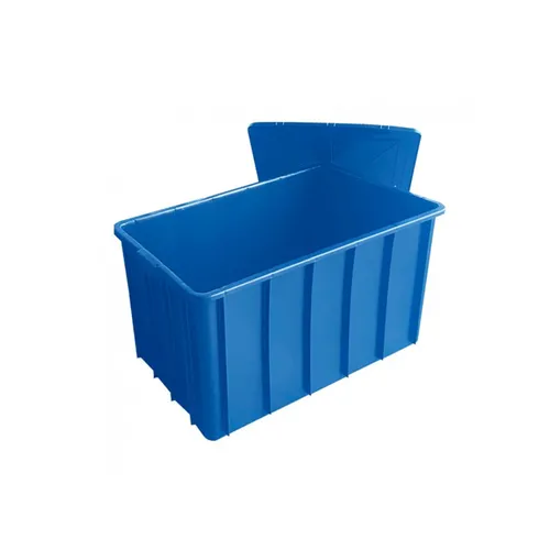 Caixa Organizadora 36 Litros com Tampa – AZUL