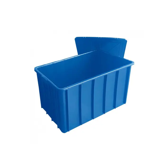 Caixa Organizadora 36 Litros com Tampa – AZUL