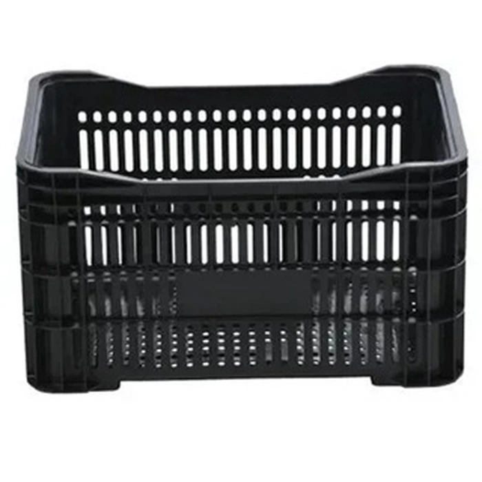 Caixa Plástica Agrícola Vazada - 25 kg 46 Litros - PRETA